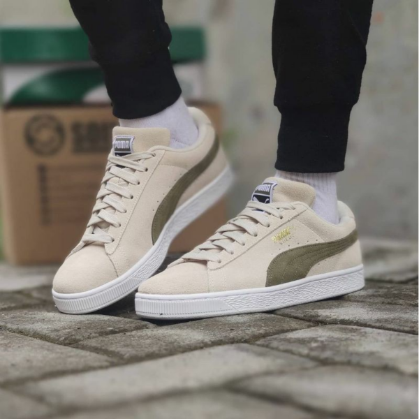 Giày Puma Suede Classic 'Whisper White Olive' 365347-84 - Ảnh 6