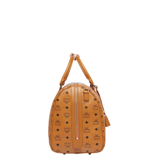 Túi MCM Traveler Weekender In Visetos Cognac MUV7AVY03CO001 - Ảnh 4