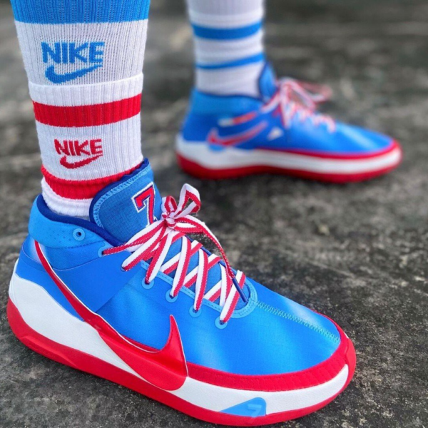 Giày Nike KD 13 EP 'New Jersey Nets Hardwood Classics' DC0007-400 - Ảnh 4