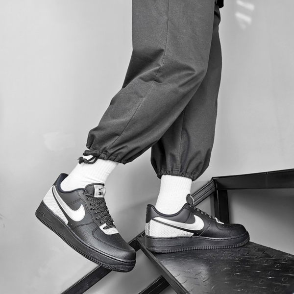 Giày Nike 3M x Air Force 1 '07 LV8 'Black' CT2299-001 - Ảnh 5