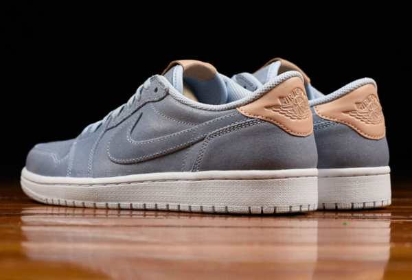 Giày Nike Air Jordan 1 Retro Low OG Premium 'Ice Blue' 905136-402 - Ảnh 6