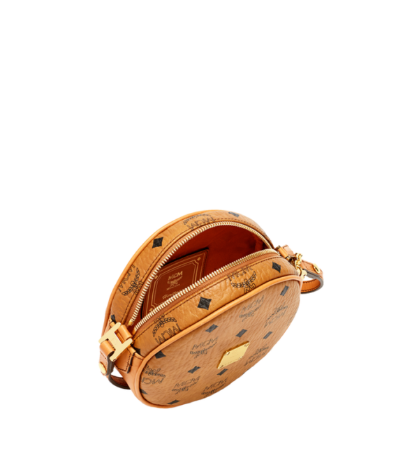 Túi MCM Heritage Tambourine in Visetos MWR6AVI36CO001 - Ảnh 5