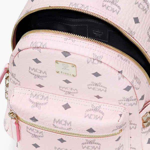 Túi MCM Stark Backpack Visetos 'Pink' MMK6SVE41QH001 - Ảnh 2