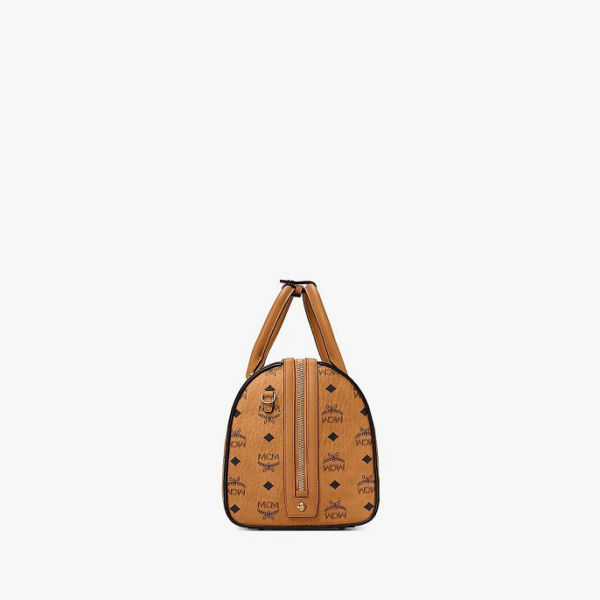 Túi MCM Essential Boston Bag Cognac MWBAASE01CO001 - Ảnh 4