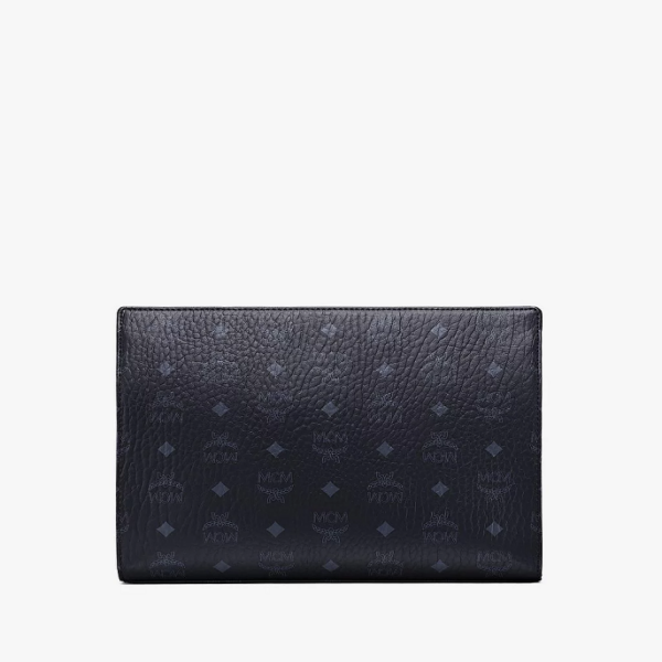 Túi MCM Zip Pouch Visetos Black MXZ8SVI70BK001 - Ảnh 5