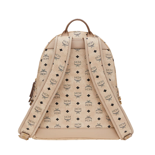 Túi MCM Stark Side Studs Backpack in Visetos MMK6SVE38IG001 - Ảnh 4