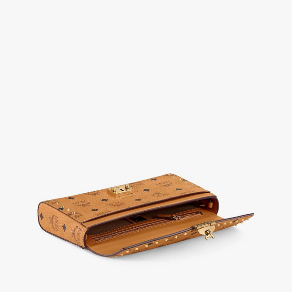 Túi MCM Millie Crossbody Studded Cognac MWRAAME05CO001 - Ảnh 4
