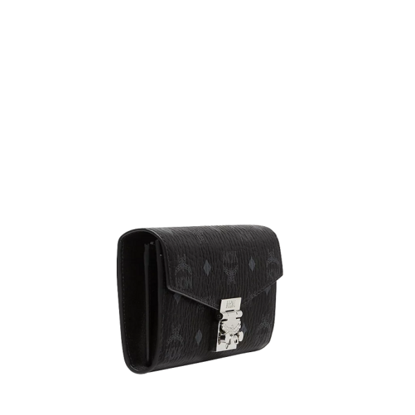Túi MCM Patricia Crossbody Wallet in Visetos MYLAAPA02BK001 - Ảnh 3