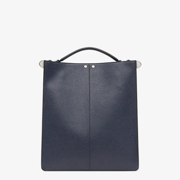 Túi Fendi Peekaboo Iseeu Tote Leather Bag 'Dark Blue' 7VA528-AFC4-F1F17 - Ảnh 4