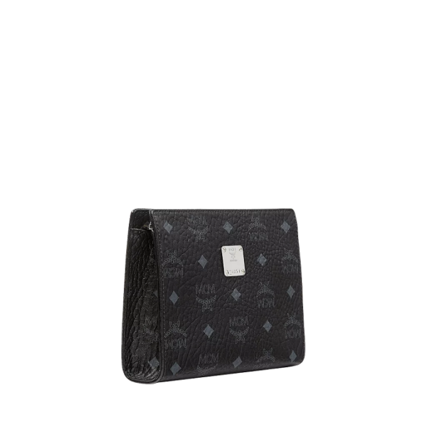 Túi MCM Zip Pouch in Visetos Original MXZ8AVI69BK001 - Ảnh 4