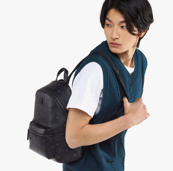 Túi MCM Stark Backpack in Visetos MMKCSVE02BK001 - Ảnh 2
