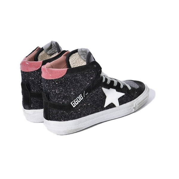Giày Golden Goose 2.12 Black Glitter G32WS599-L7 - Ảnh 5