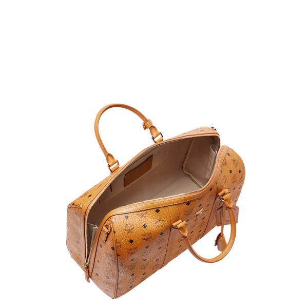 Túi MCM Traveler Weekender In Visetos Cognac MUV7AVY03CO001 - Ảnh 2