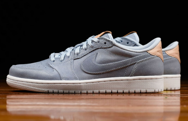 Giày Nike Air Jordan 1 Retro Low OG Premium 'Ice Blue' 905136-402 - Ảnh 5