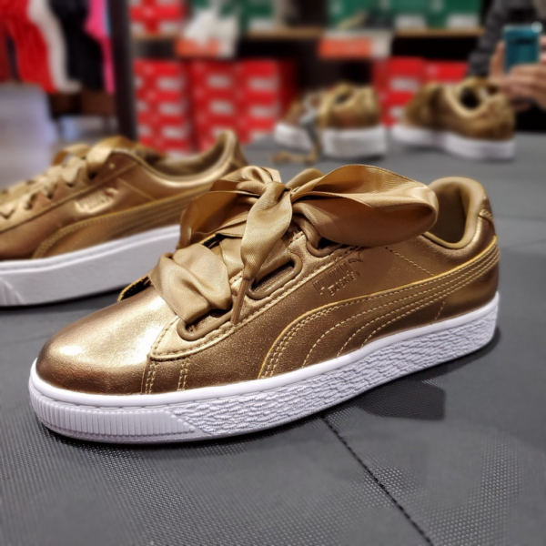 Giày Puma Wmns Basket Heart Luxe 366730-02 - Ảnh 2