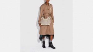 Tui Coach Soft Tabby Hobo In Signature Jacquard 'Brass' C6659-B4SHG