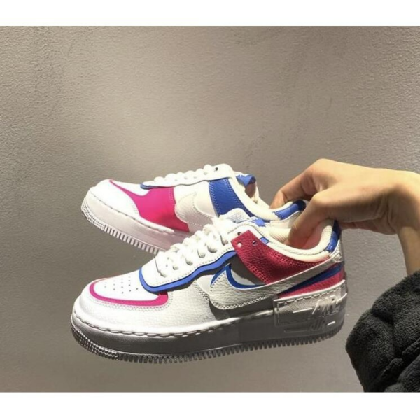 Giày Nike Wmns Air Force 1 Shadow 'Cotton Candy' CU3012-111 - Ảnh 5