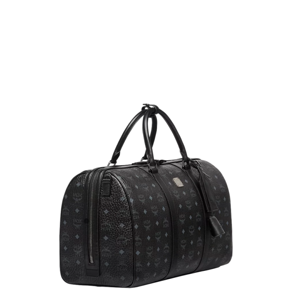 Túi MCM 45cm 17.7" Traveler Weekender In Visetos Black MUV7AVY03BK001 - Ảnh 5