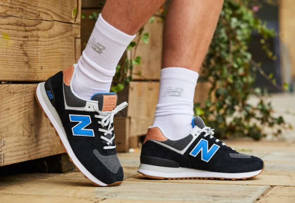 Giày New Balance 574 Beach Cruiser 'Black Blue Brown' ML574TYE - Ảnh 3