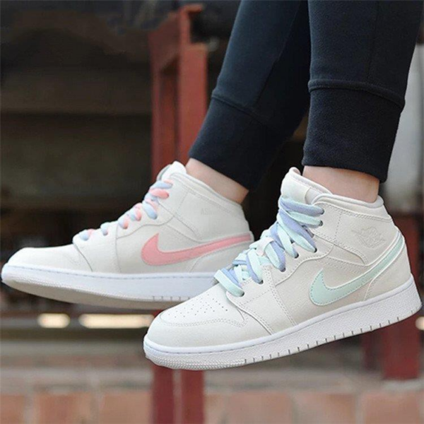 Giày Nike Air Jordan 1 Mid GG 'Phantom' 555112-035 - Ảnh 2
