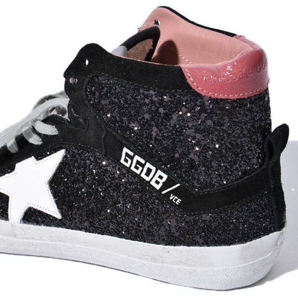 Giày Golden Goose 2.12 Black Glitter G32WS599-L7 - Ảnh 3