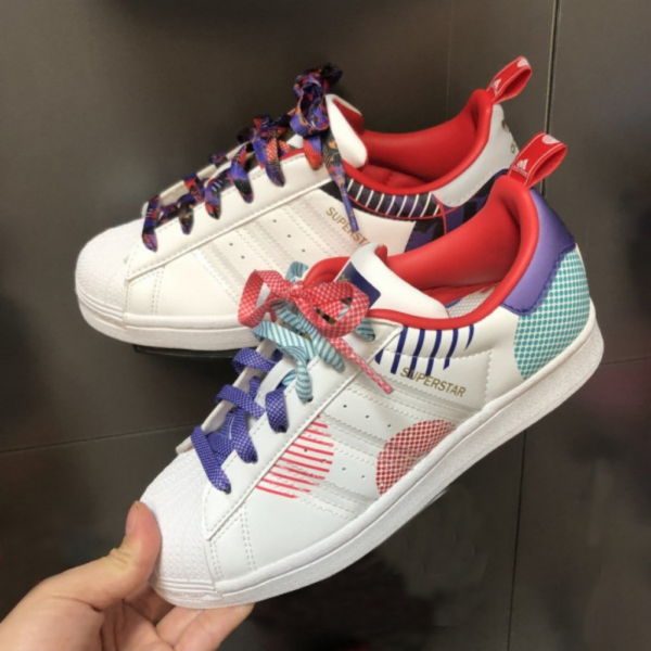 Giày Adidas Superstar J 'Chinese New Year Year Of The Ox Polka' GZ7349 - Ảnh 3