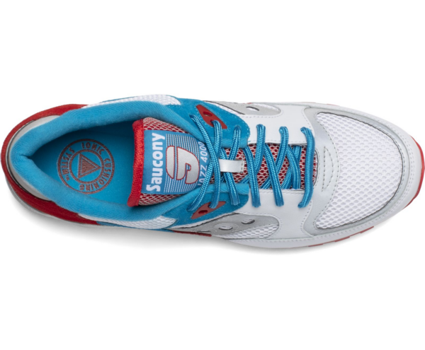 Giày Saucony Kieran Jazz 4000 'White Red Blue' S70531-3 - Ảnh 4