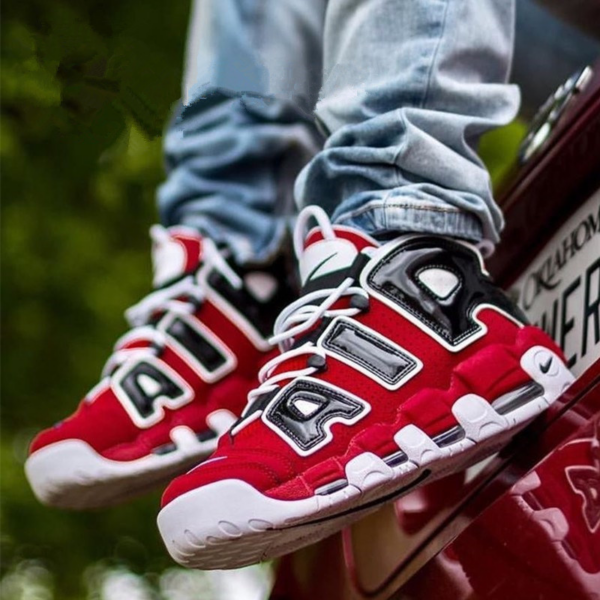Giày Nike Air More Uptempo GS 'Varsity Red' 415082-600 - Ảnh 3