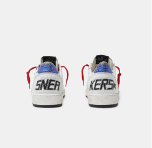 Alternative view of Giày Golden Goose Ball Star 'Gold Star Blue Heel' G36WS592-A72