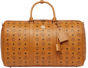 Túi MCM 50cm 20" Traveler Weekender In Visetos Cognac MUV7AVY02CO001