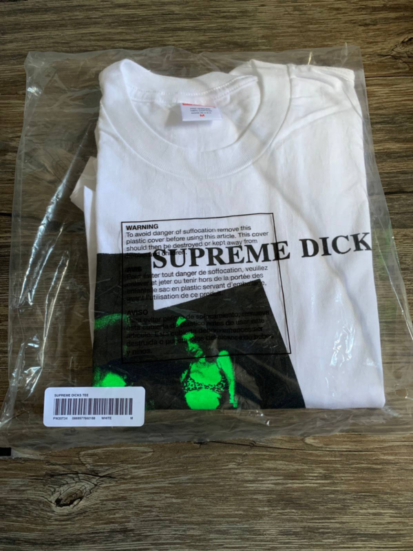 Áo Supreme Supreme Dicks Tee White SUP-SUDTWH - Ảnh 3