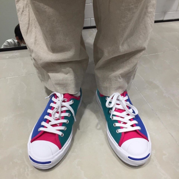 Giày Converse Jack Purcell Low 'Happy Camper Game Royal' 167922C - Ảnh 2