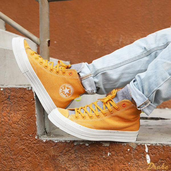 Giày Converse Chuck 70 Renew High 'Safron Yellow' 168615C - Ảnh 5