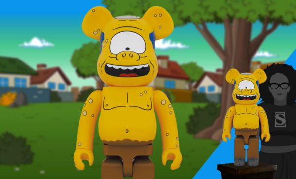 Mô Hình Bearbrick Simpsons Cyclops - Ảnh 3