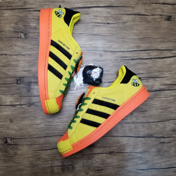 Giày Adidas Melting Sadness x Superstar 'Bee with You Pack Yellow' FZ5254 - Ảnh 4
