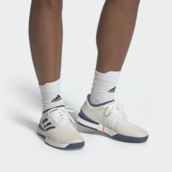 Giày Tennis Adidas Adizero Ubersonic 3 'White Tech Ink' EF1152 - Ảnh 2