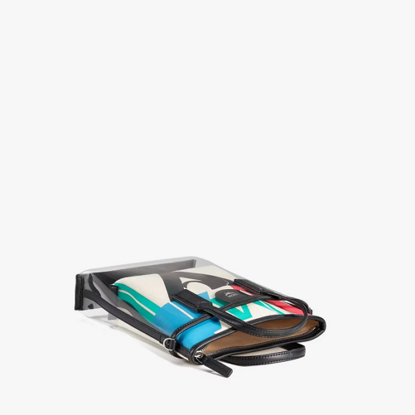 Túi MCM Shopper in Logo Glitch Hologram MWPAAMH04MT001 - Ảnh 5
