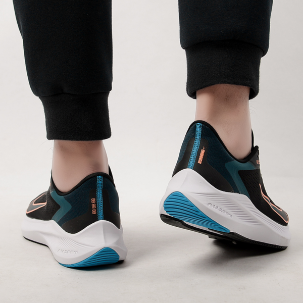 Giày Nike Air Zoom Winflo 7 'Black Atomic Orange' CJ0291-013 - Ảnh 4