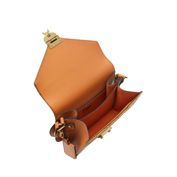 Túi MCM Patricia Shoulder Bag Cognac MWS8APA24CO001 - Ảnh 5