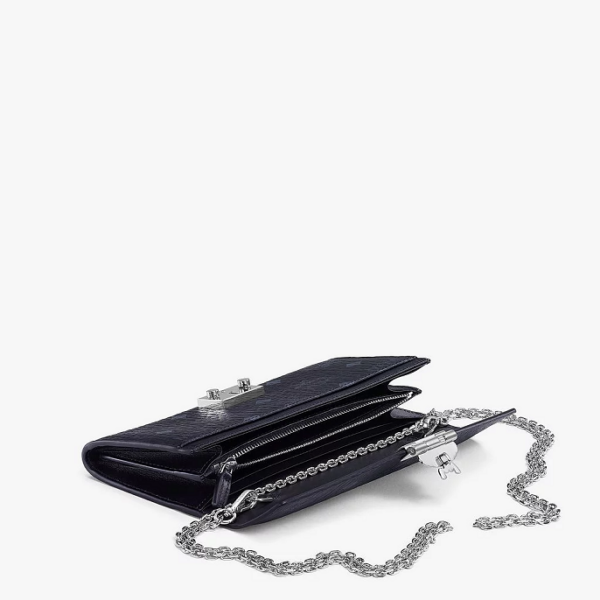 Túi MCM Patricia Crossbody Wallet in Visetos MYLAAPA02BK001 - Ảnh 4