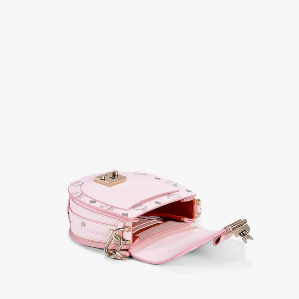 Túi MCM Patricia Shoulder Bag Visetos Pink MWSAAPA02QH001 - Ảnh 5