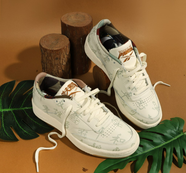 Giày Reebok Kung Fu Panda x Club C 85 'Chinese Calligraphy' GZ8633 - Ảnh 5