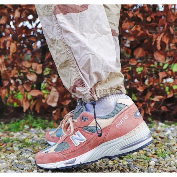 Giày New Balance Patta x Wmns 991 'Dusty Pink' W991PAT - Ảnh 2