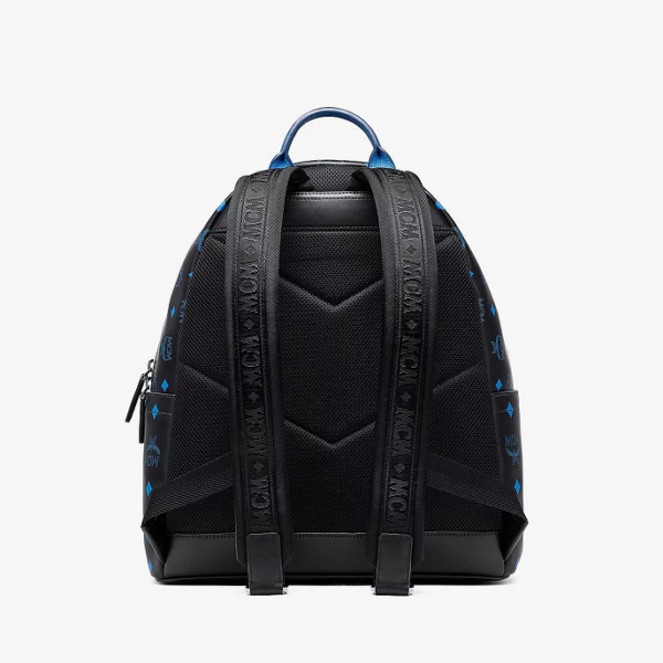 Túi MCM Stark Backpack in Color Splash Logo Leather MMKBASX04BK001 - Ảnh 5