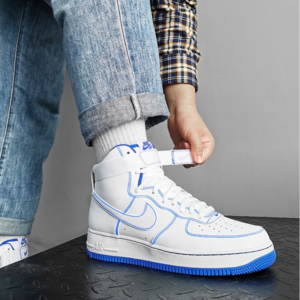 Alternative view of Giày Nike Air Force 1 High 'Royal Blue' CV1753-101