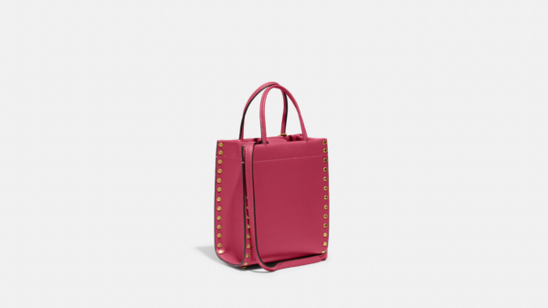 Tui Coach Mini Cashin Tote Crystal Rivets 'Hyacinth' CE729-B4BH1