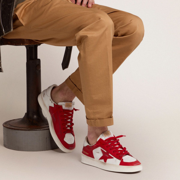 Giày Golden Goose Stardan 'Red' GMF00128-F002186-10350 - Ảnh 2