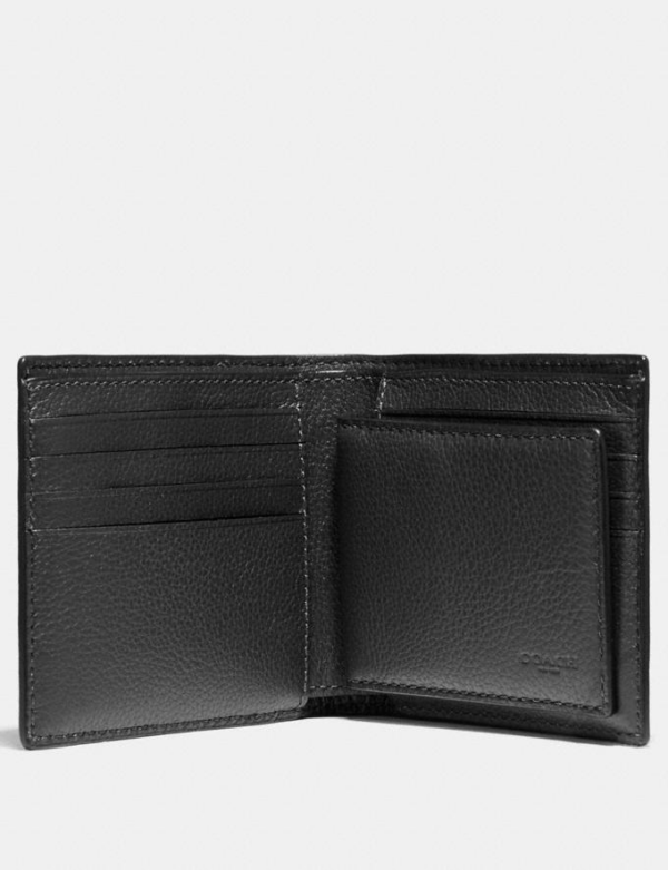 Ví Coach 3 In 1 Wallet With Baseball Stitch F21371 - Ảnh 3