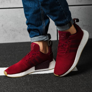 Alternative view of Giày Adidas NMD_R2 'Collegiate Burgundy' CQ2404
