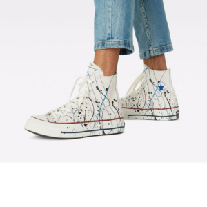 Alternative view of Giày Converse Chuck 70 High 'Paint Splatter Egret' 170802C